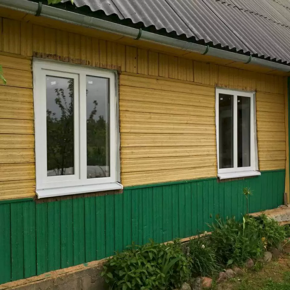 Окна ПВХ в деревенский дом